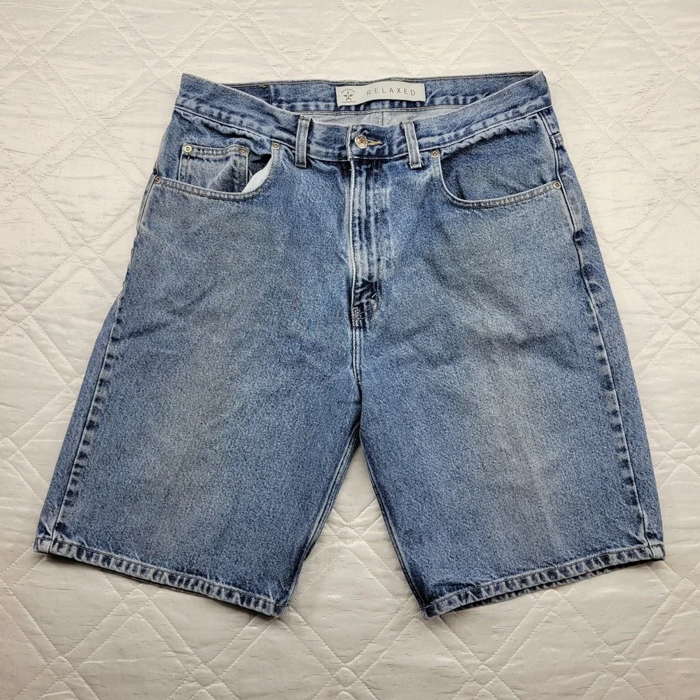 Arizona relaxed blue jean shorts size 34